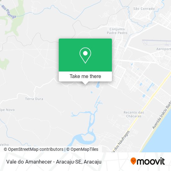 Vale do Amanhecer - Aracaju-SE map