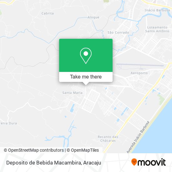 Mapa Deposito de Bebida Macambira