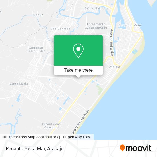 Mapa Recanto Beira Mar