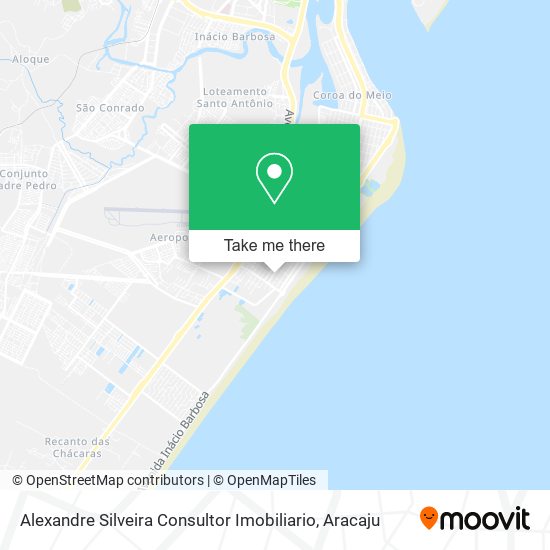 Mapa Alexandre Silveira Consultor Imobiliario