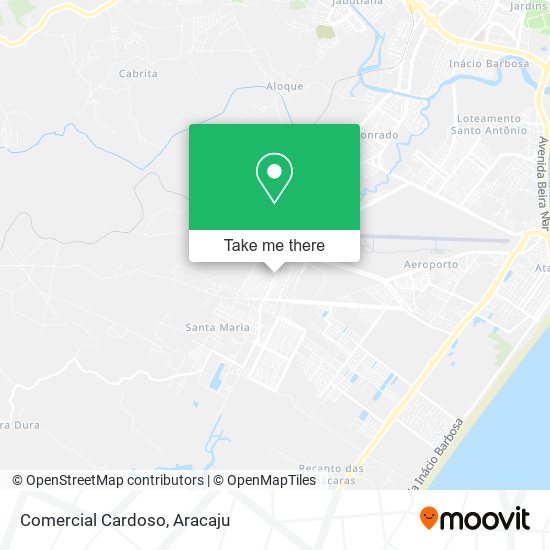 Comercial Cardoso map