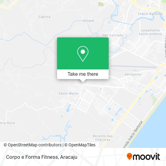 Corpo e Forma Fitness map