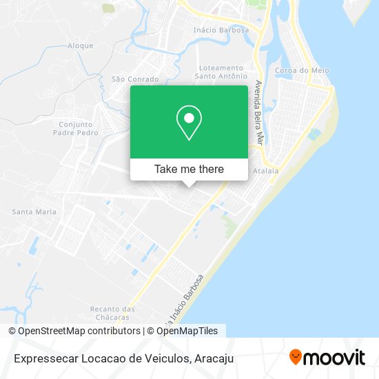 Expressecar Locacao de Veiculos map
