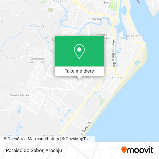 Paraiso do Sabor map