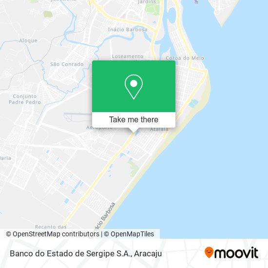 Mapa Banco do Estado de Sergipe S.A.