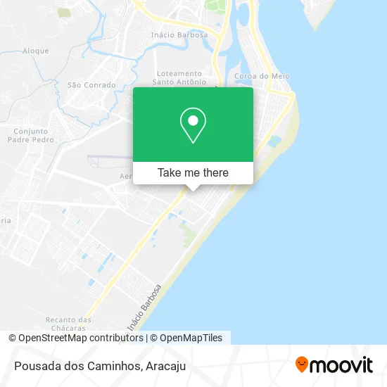 Pousada dos Caminhos map