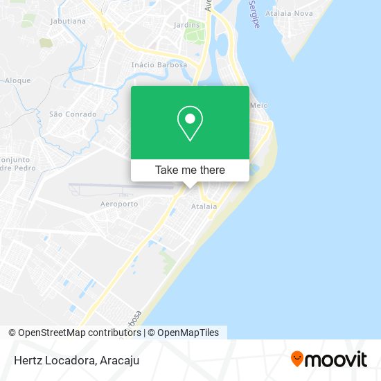 Hertz Locadora map