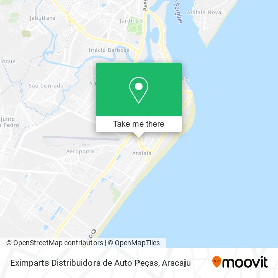 Mapa Eximparts Distribuidora de Auto Peças