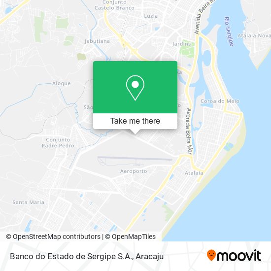 Mapa Banco do Estado de Sergipe S.A.