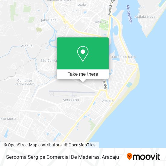 Sercoma Sergipe Comercial De Madeiras map