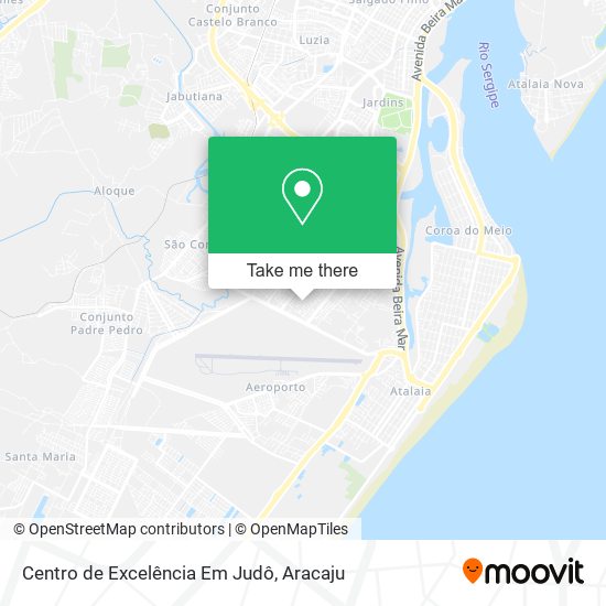 Centro de Excelência Em Judô map