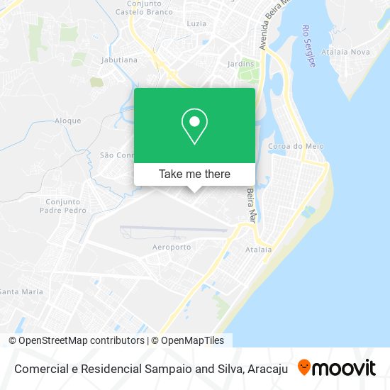 Comercial e Residencial Sampaio and Silva map