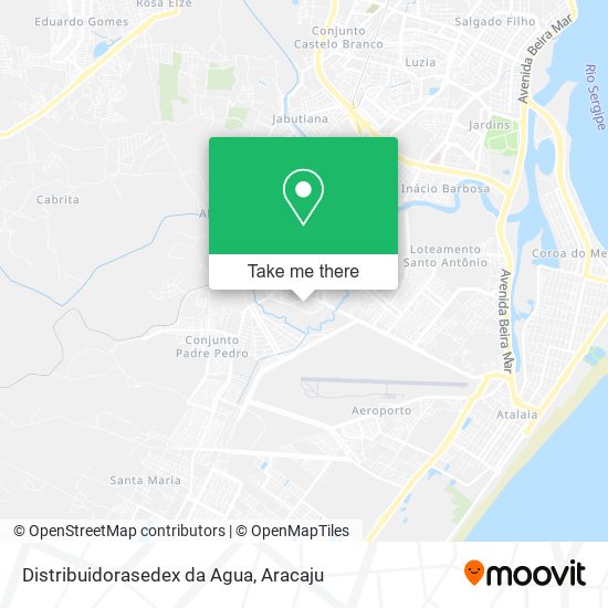 Distribuidorasedex da Agua map