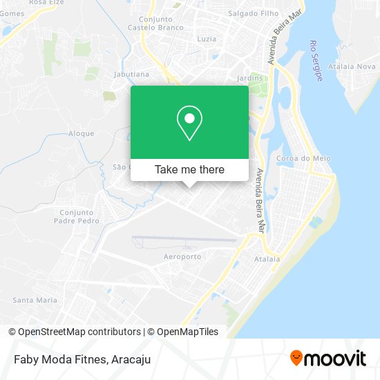 Mapa Faby Moda Fitnes