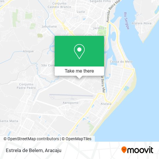 Estrela de Belem map