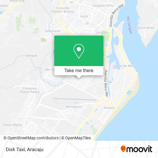 Disk Taxi map