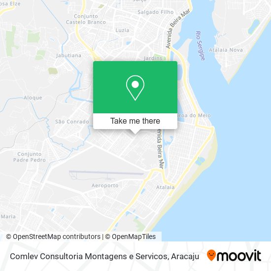 Mapa Comlev Consultoria Montagens e Servicos