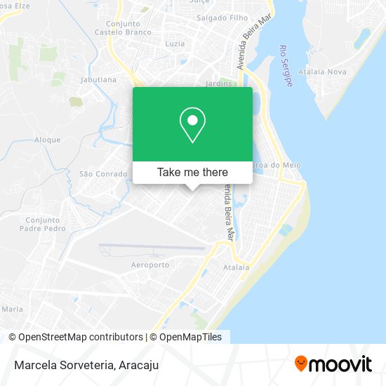 Marcela Sorveteria map