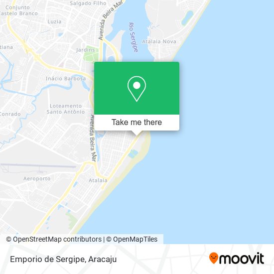 Mapa Emporio de Sergipe