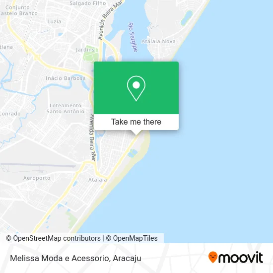 Melissa Moda e Acessorio map