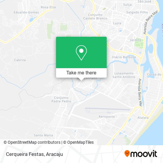 Mapa Cerqueira Festas