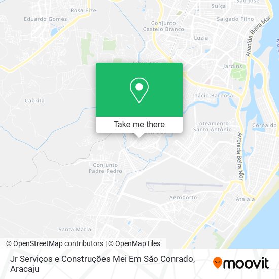 Mapa Jr Serviços e Construções Mei Em São Conrado