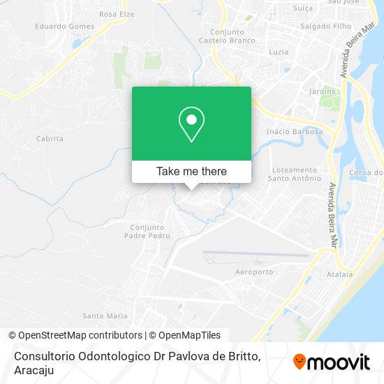 Mapa Consultorio Odontologico Dr Pavlova de Britto