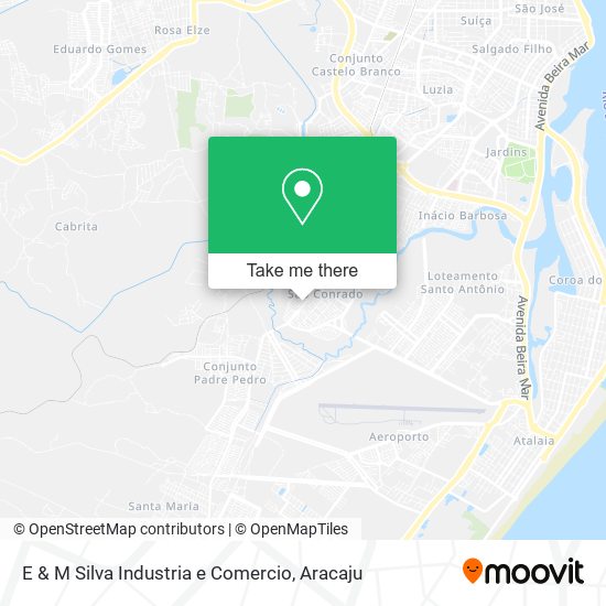 Mapa E & M Silva Industria e Comercio