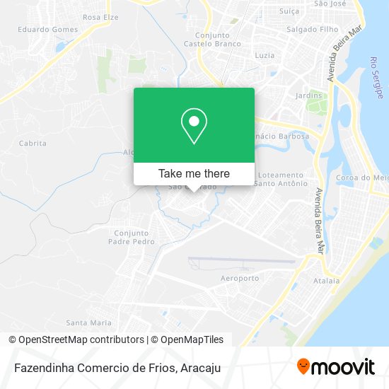 Fazendinha Comercio de Frios map