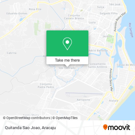 Quitanda Sao Joao map