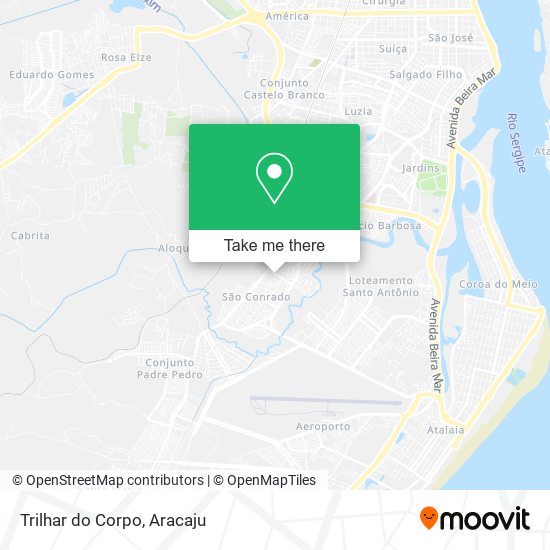 Trilhar do Corpo map