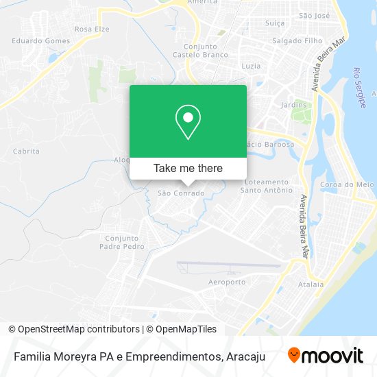 Mapa Familia Moreyra PA e Empreendimentos