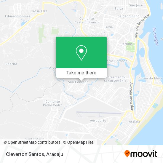 Cleverton Santos map