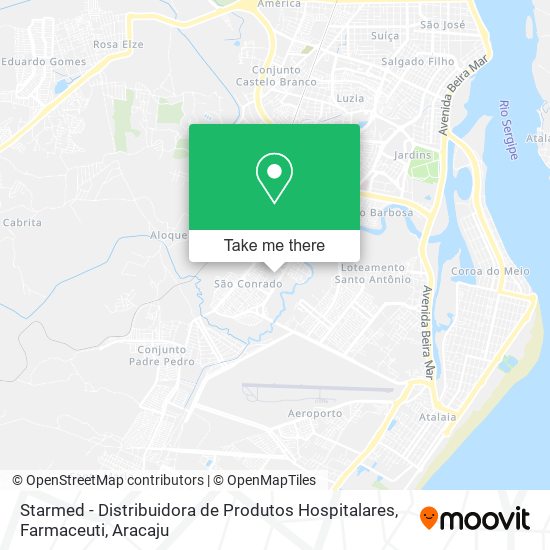 Mapa Starmed - Distribuidora de Produtos Hospitalares, Farmaceuti