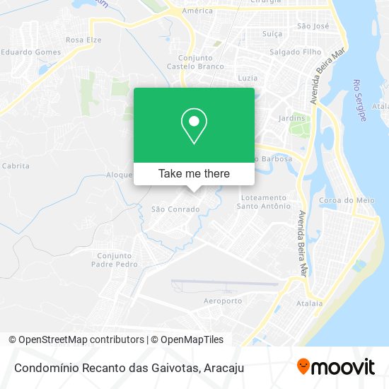 Mapa Condomínio Recanto das Gaivotas