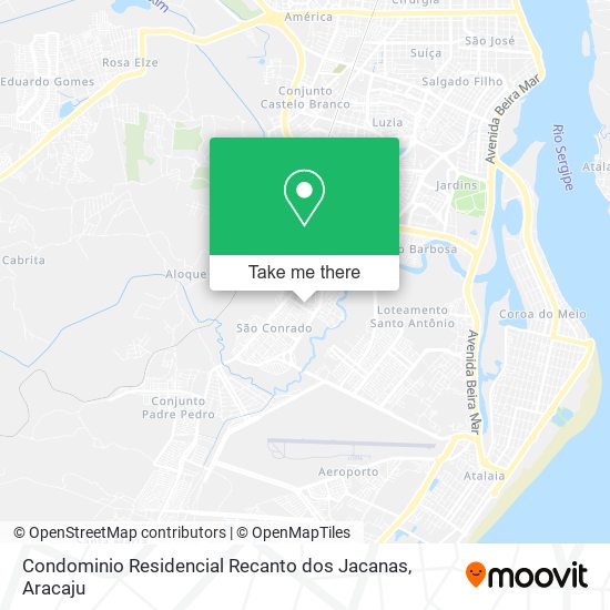 Condominio Residencial Recanto dos Jacanas map