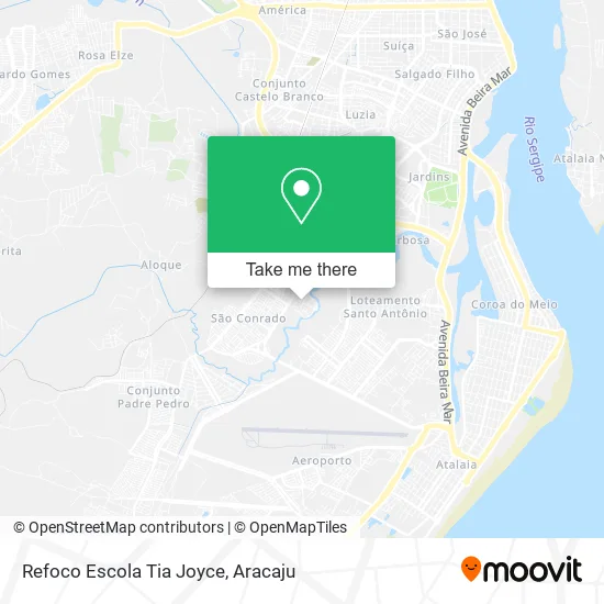 Refoco Escola Tia Joyce map