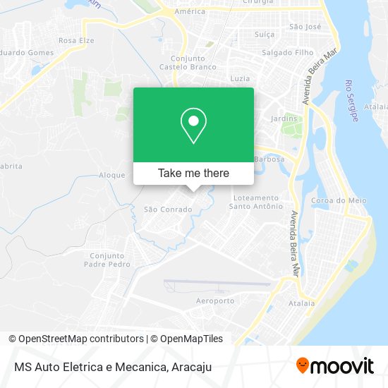 MS Auto Eletrica e Mecanica map