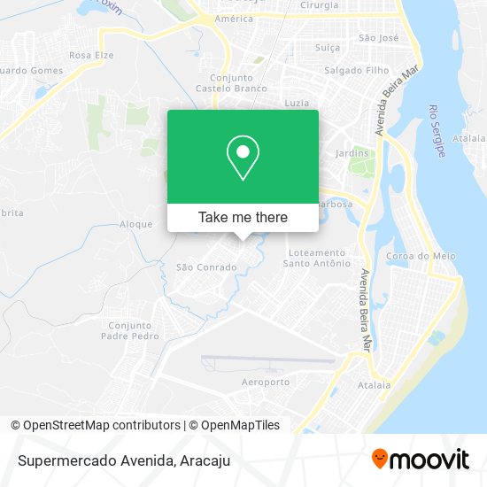 Mapa Supermercado Avenida