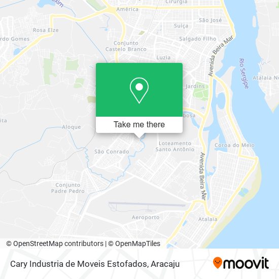 Cary Industria de Moveis Estofados map