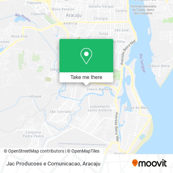 Jac Producoes e Comunicacao map