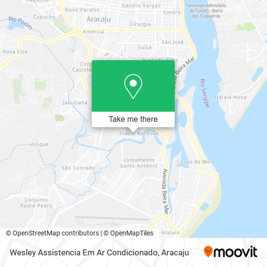 Wesley Assistencia Em Ar Condicionado map