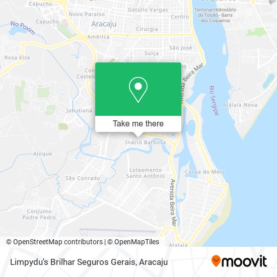 Mapa Limpydu's Brilhar Seguros Gerais