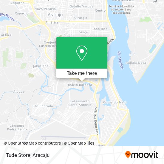 Mapa Tude Store