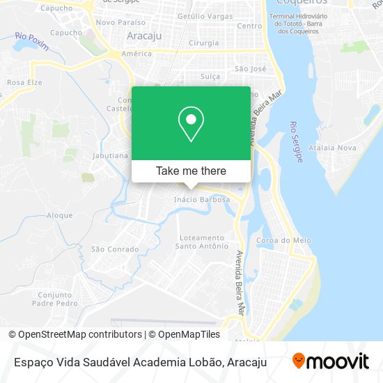 Espaço Vida Saudável Academia Lobão map