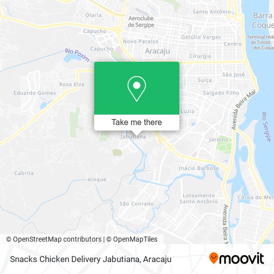 Mapa Snacks Chicken Delivery Jabutiana