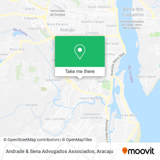 Andrade & Sena Advogados Associados map