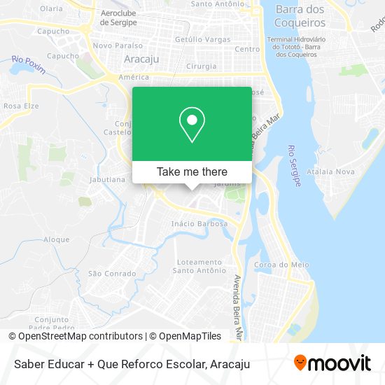 Saber Educar + Que Reforco Escolar map