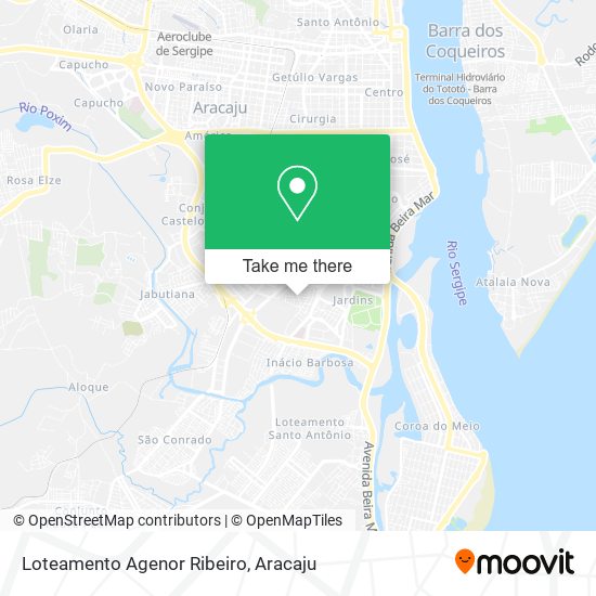 Mapa Loteamento Agenor Ribeiro