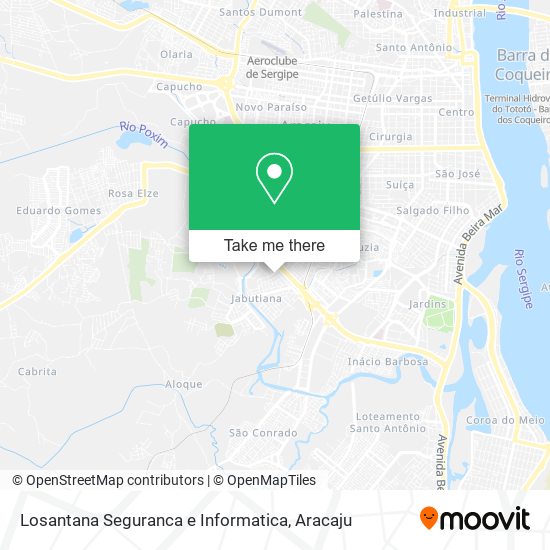 Mapa Losantana Seguranca e Informatica